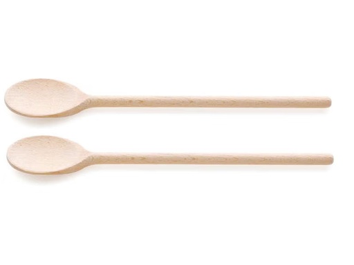 [90303157 1589062] Kela Kochlöffel Maribor 30 cm, 2 Stück, Hellbraun