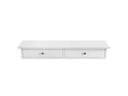 Songmics Wandregal mit 2 Schubladen Weiss