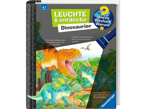 [90303256 1556459] Ravensburger Kinder-Sachbuch WWW Leuchte und entdecke: Dinosaurier