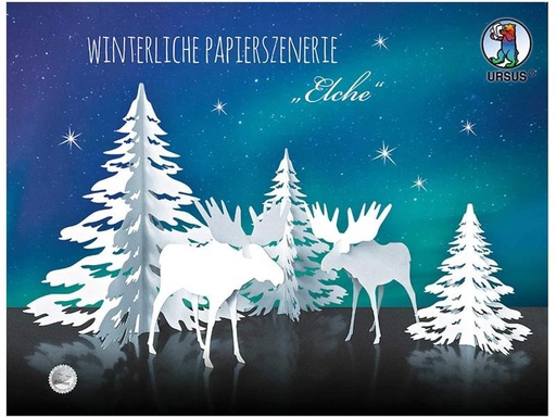 [90303444 1447249] URSUS Aufsteller Landschaft aus Karton Elche
