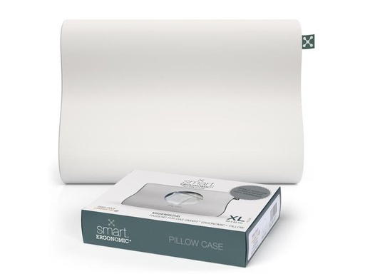 [90303481 1571612] Smartsleep Kopfkissenbezug Ergonomic + XL 55 x 35 x 12 cm, Weiss