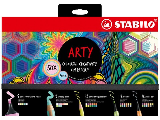 [90303525 1535905] STABILO Schreibset 0.4 mm; 1-5 mm; 1.0 mm, Mehrfarbig