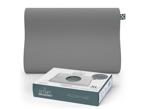 [90303545 1571611] Smartsleep Kopfkissenbezug Ergonomic + XL 55 x 35 x 12 cm, Grau