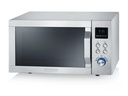 Severin Mikrowelle mit Grill MW 7751 Silber