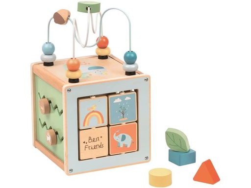 [90303828 1545906] Spielba Holzspielwaren Multifunktions Spielwürfel Wald