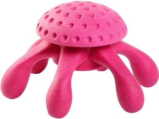 [90303861 1576316] KIWI WALKER Hunde-Spielzeug Octopus Rosa, S, 13 x 13 x 7 cm