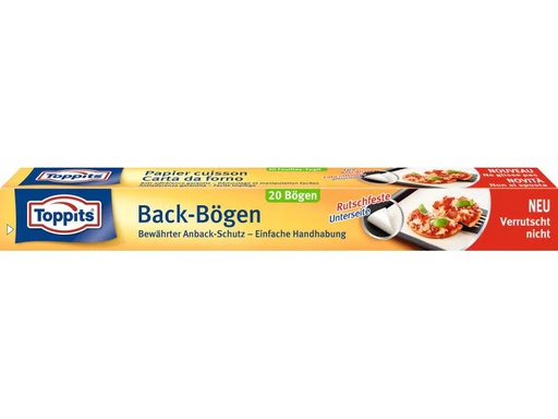 [90050280 305743] Toppits Backpapier 20 Stück