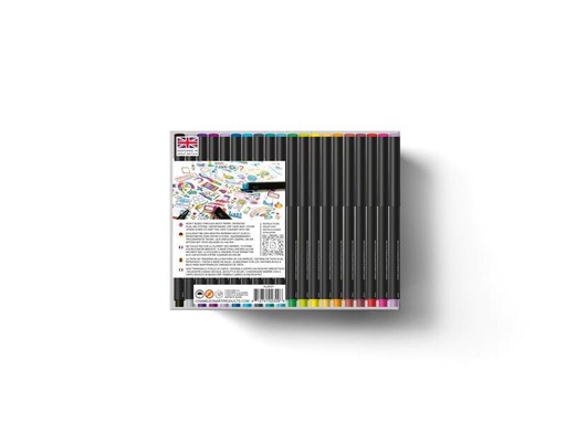 [90304078 1552931] Chameleon Fineliner Farbwechsel 0.3 mm, 20 Stück, Mehrfarbig