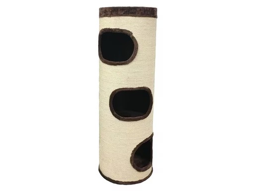 [90304117 1560565] SwissPet Kratztonne Groot M, Ø 44 x 120 cm, Beige/Braun