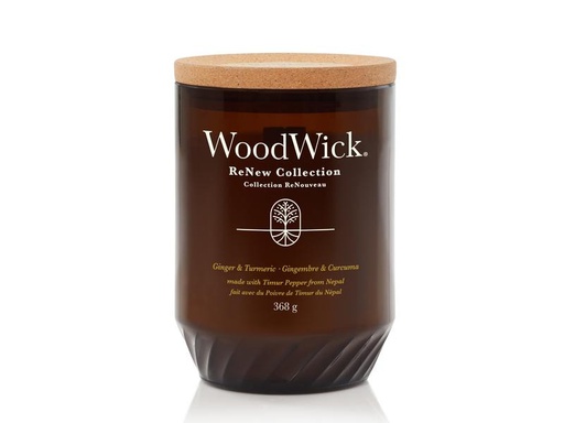 [90304155 1555525] Woodwick Duftkerze Ginger &amp; Tumeric ReNew Large Jar