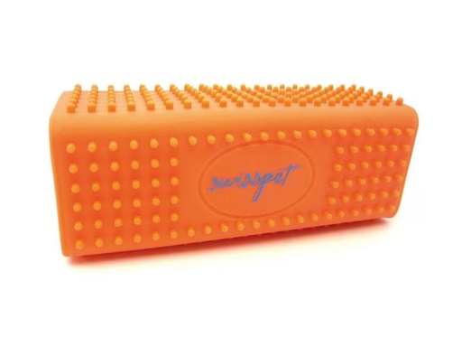 [90304362 1560501] SwissPet Tierhaar-Entferner Noppy, 12 x 4.5 x 4.5 cm, Orange