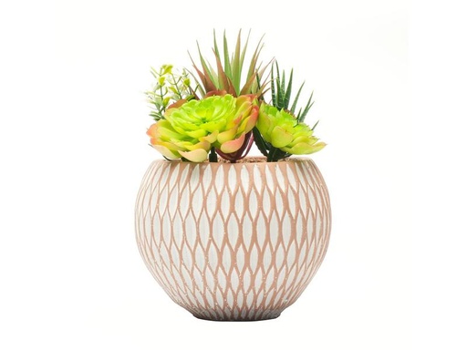 [90304464 1585848] Dameco Kunstpflanze Sukkulenten 22 cm, mit Topf