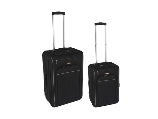 [90304551 1571523] KOOR Reisekofferset World soft 2-teilig, schwarz