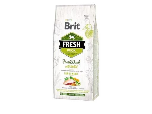 [90304643 1585475] Brit Trockenfutter Fresh Dog Active Ente, 12 kg