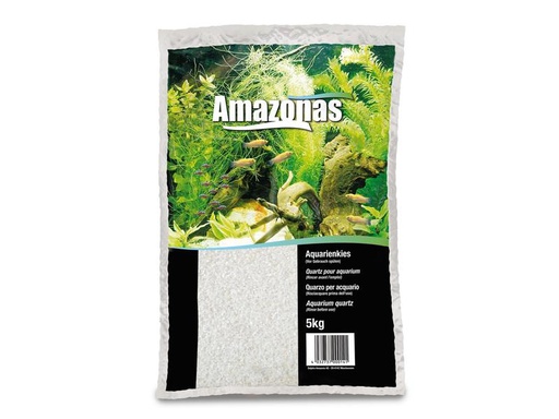 [90304649 1577907] AMAZONAS Bodengrund Quarzsand 0-1 mm, 5 kg, Weiss