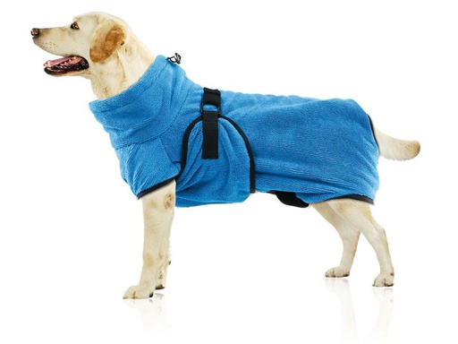 [90304696 1560544] SwissPet Bademantel Wety, XL, 58 cm, Blau