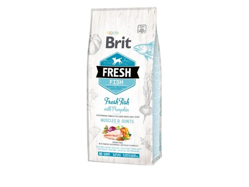 [90304743 1585477] Brit Trockenfutter Fresh Dog Adult Large Breed Fisch, 12 kg