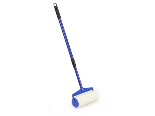 [90304974 1560487] SwissPet Boden und Möbelroller, XXL, mit Auszugstiel, 1.15m, Blau