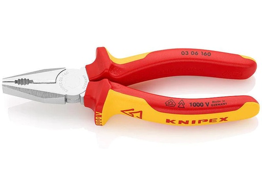 [90005024 695666] Knipex Kombizange 160 mm 1000 V verchromt