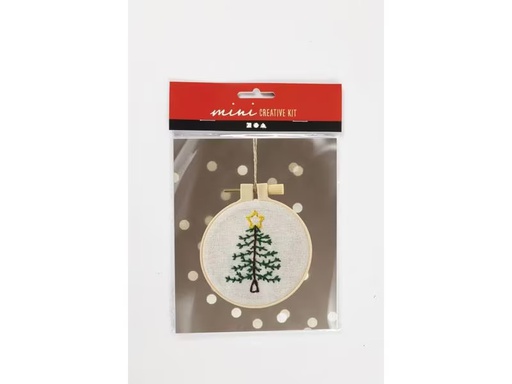 [90305082 1582339] Creativ Company Bastelset Sticken Weihnachtsbaum
