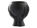 Lene Bjerre Blumentopf Haniya 16.5 cm, Schwarz