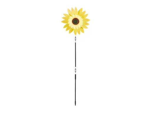 [90305375 1585613] relaxdays Windrad Sonnenblume 70 cm