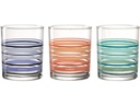 Montana Trinkglas :New Stripes 240 ml, 1 Stück, Transparent