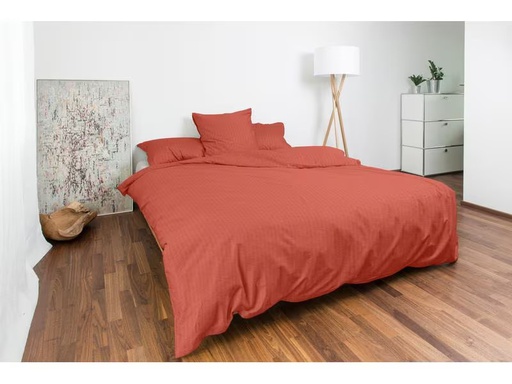 [90305530 1587658] Night Fashion Kopfkissenbezug Edi 50 x 70 cm, Rostbraun