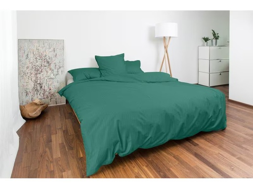 [90305562 1587642] Night Fashion Duvetbezug Edi 160 x 210 cm, Dunkelgrün
