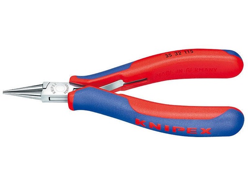 [90050535 518872] Knipex Elektronik-Greifzange 115 mm runde, spitze Backen
