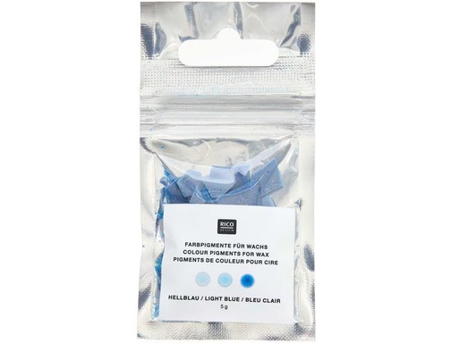 [90305815 1579175] Rico Design Wachsfarben Kerzenfarbe 5 g, Hellblau