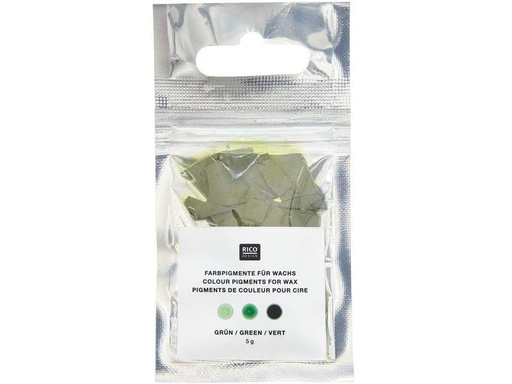 [90305862 1579174] Rico Design Wachsfarben Kerzenfarbe 5 g, Grün