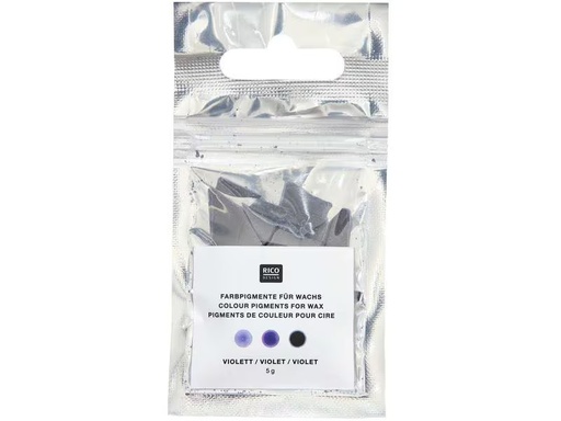 [90305954 1579183] Rico Design Wachsfarben Kerzenfarbe 5 g, Violett