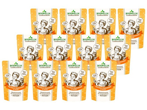 [90306074 1589935] Betty's Landhausküche Nassfutter Ente mit Borretschöl, 12 x 100g