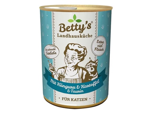 [90306096 1589802] Betty's Landhausküche Nassfutter Känguru mit Kartoffel, 400 g