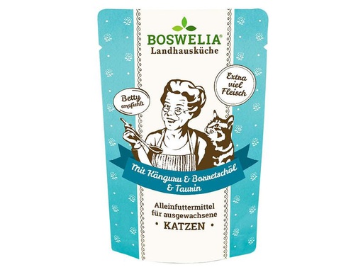 [90306148 1589788] Betty's Landhausküche Nassfutter Känguru mit Borretschöl, 100 g