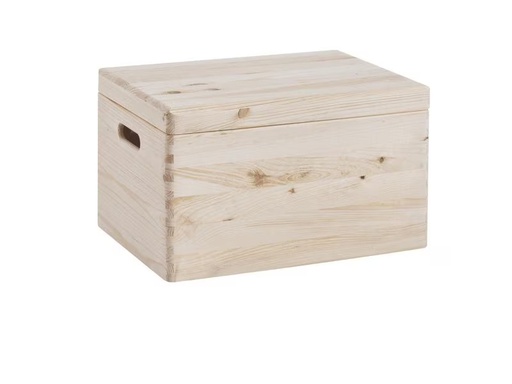 [90306188 1596127] Zeller Present Aufbewahrungskiste mit Deckel 40 x 23 cm, Nature