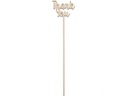 Rico Design Holzartikel Thank You 25.3 x 4.5 cm