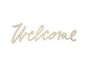 Rico Design Holzartikel Welcome 29 x 10 cm, magnetisch