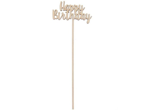 [90306221 1579204] Rico Design Holzartikel Happy Birthday 24.2 x 8 cm