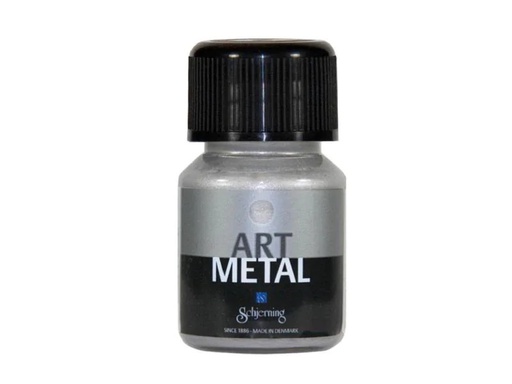 [90050609 1047373] Schjerning Metallic-Farbe Art Metal 30 ml, Silber