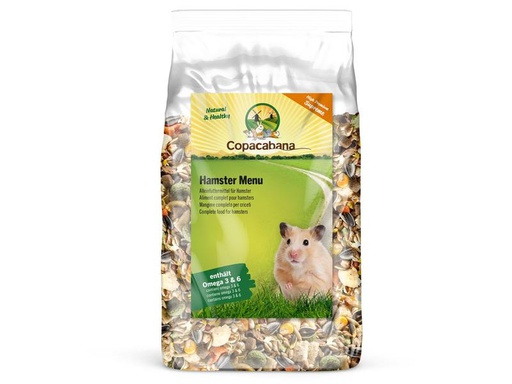 [90306397 1592531] Copacabana Hauptfutter Hamster Menü Supreme, 750 g