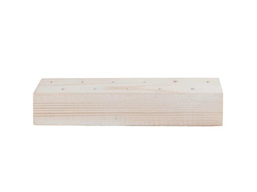 [90306411 1579229] Rico Design Holzartikel Holzständer 21 x 4 x 5 cm, Weiss