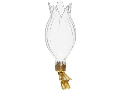 [90306483 1579238] Rico Design Vase Blüte oval, 3.5 x 8 cm