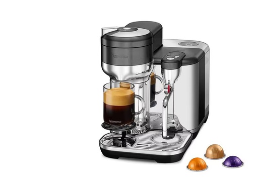 [90306486 1548229] Sage Kaffeemaschine Nespresso Vertuo Creatista Black Steel