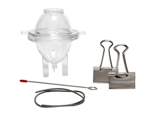 [90306504 701242] Creativ Company Kerzengiessform Transparent, 1 Set