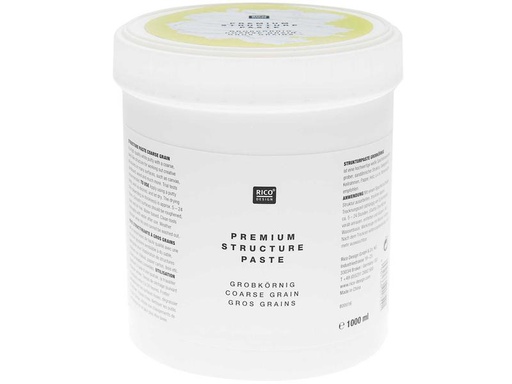 [90306520 1579253] Rico Design Bastelfarbe Premium Strukturpaste 1000 ml