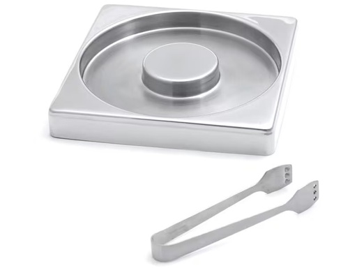 [90306828 1597587] Swissmar Zuckerumrander &amp; Zange 1 Stück, Silber