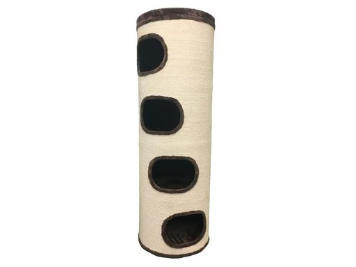 [90307006 1560566] SwissPet Kratztonne Groot L, Ø 50 x 150 cm, Beige/Braun