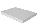 Actiforce Tischplatte 80 x 160 x 2.5 cm Weiss
